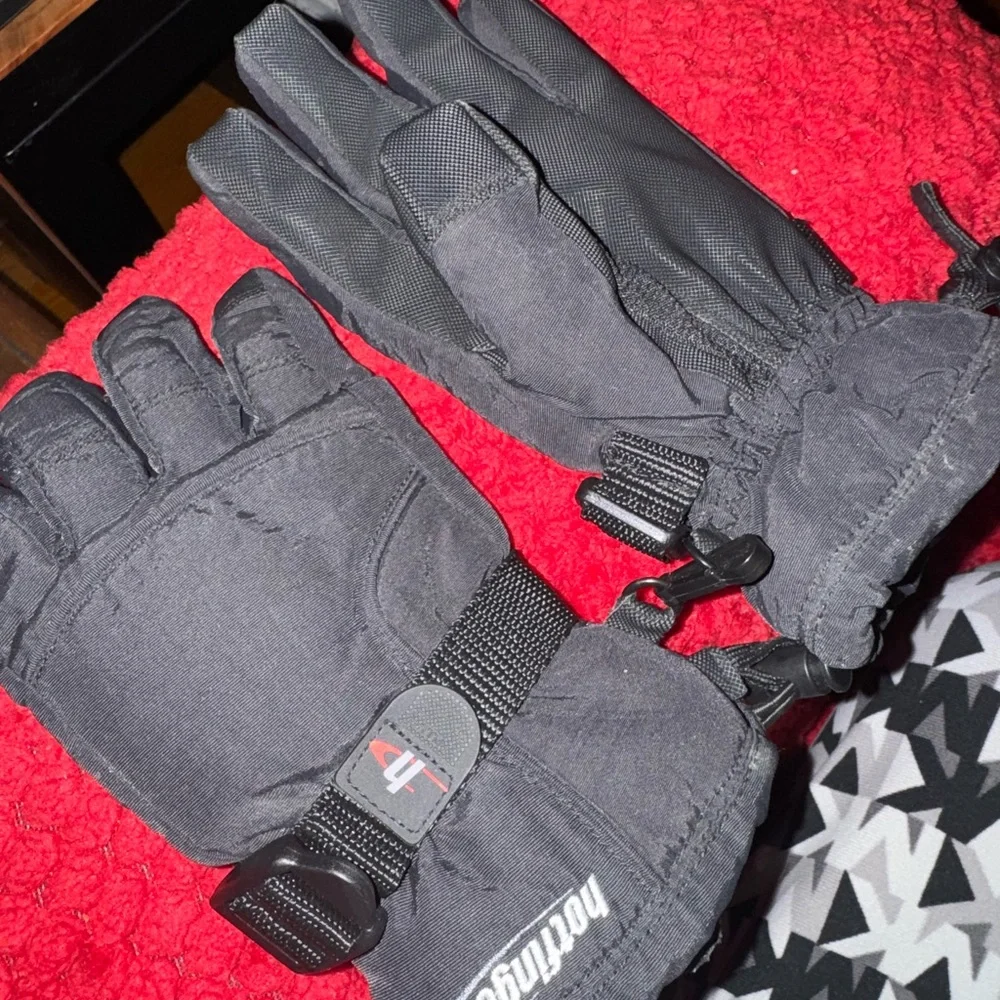 Durable Black Kids Mittens by [Brand]